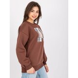 ex moda Sweatshirt-EM-BL-U617.95-dark brown | Shoptok.si