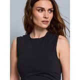Sinsay Pamučna midi haljina s naborima sa strane | shoptok.hr