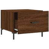  Stolić za kavu smeđa boja hrasta 50x50x40 cm konstruirano drvo | shoptok.hr