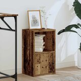  Regal za knjige boja starog drva 31x24x52 cm konstruirano drvo | Eponuda.com