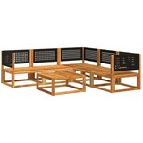 vidaXL 6-dijelna set vrtnih sofa s jastucima masivno bagremovo drvo | shoptok.hr