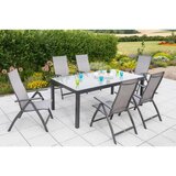Gardenson Vrtni Set Vicenza, 7-Delni, Raztegljiva Miza | Shoptok.si