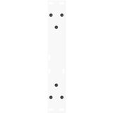  Noge jedilne mize V-oblika 2 kosa Bela 40x(30-31,3) cm Jeklo | Shoptok.si