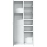  Visoka komoda bijela 80x35x180 cm od konstruiranog drva | shoptok.hr