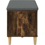  Klupa za hodnik s jastukom Dimljeni Hrast 80 x 38 x 46 cm | shoptok.hr