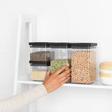 Brabantia 4x1 TASTY+ Square Canister dark grey | shoptok.hr