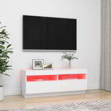 vidaXL TV ormarić s LED svjetlima bijeli 100 x 35 x 40 cm | shoptok.hr