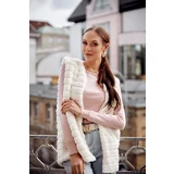 Fasardi Cream fur vest for women