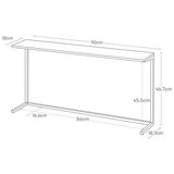 YAMAZAKI Bijela/u prirodnoj boji drvena dodatna kuhinjska polica 28,5x8,5 cm Tower – | shoptok.hr