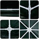 Šator za zabave Zelena 800 x 400 x 266 cm Polietilen | shoptok.hr
