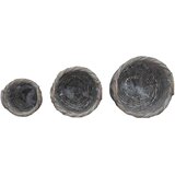  Cvečni koš s shranjevanjem 3 pcs Kubu siva Kubu rattan, (5000285955) | Shoptok.si