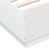  Okvir za krevet bijeli 150x200 cm konstruirano drvo | shoptok.hr
