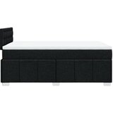  Krevet box spring s madracem crni 120 x 190 cm od tkanine | shoptok.hr