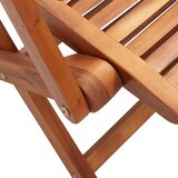  Sklopive vrtne stolice 4 kom 57x66x95 cm masivno drvo bagrema | shoptok.hr