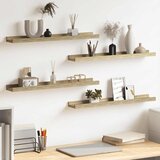  Zidne police 4 kom boja hrasta sonome 60 x 9 x 3 cm | shoptok.hr