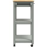 vidaXL Kuhinjska kolica MONZA 84 x 40 x 90 cm od masivne borovine | shoptok.hr
