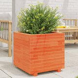 Maison Chic Vrtno cvetlično korito - Cvetlični Lonec vošč. rjavo 50x50x49,5 cm trdna borovina, (21788690) | Shoptok.si