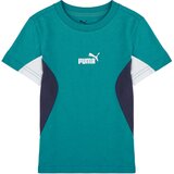 Puma ESS BLOCK TEE B Zelena Cijene