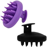 Generic Silikonska masažna krtača za šamponiranje lasišča, masažna krtača za prhljanje lasišča za lase za odstranjevanje prhljaja, krtača za mokro in suho lasišče za sprostitev pritiska, nega lasi, (21077363) Cene