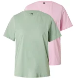 Trendyol Majica svetlo zelena / roza
