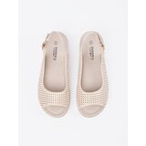GOODIN Light gold comfortable sandals | Shoptok.si