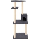  Penjalica za mačke sa stupovima za grebanje tamnosiva 123 cm | shoptok.hr