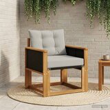  Srednja sofa za van Čvrsto drvo akacije Prirodna | shoptok.hr