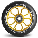 Janshop Set od 2 SOKE kotača za romobile 110 mm zlatni | shoptok.hr