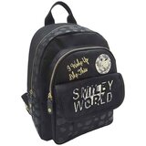  Crni modni ruksak Smiley World, školska torba 26x34x17 cm | shoptok.hr
