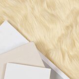  Tepih od umjetne ovčje kože TAFALLA Krem Ø 160 cm Poliester | shoptok.hr