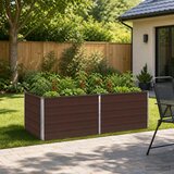  Povišeni vrtni krevet Smeđa 160 x 80 x 55 cm | shoptok.hr