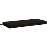  Jastučić za klupu SOEST 100% poliester Crna 110 x 50 x 8 cm | shoptok.hr