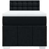  Box spring krevet s madracem crni 90x190 cm od tkanine | shoptok.hr