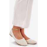 Boto Ladies Flat Ballerinas With Glitter Gold Tatorelis | shoptok.hr
