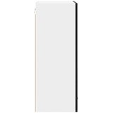 Viseći ormarić s pohranom Crni hrast i bijela 50 x 31 x 80 cm | shoptok.hr