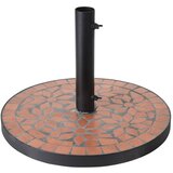 ProGarden postolje za suncobran Mosaic dizajn Terra crno-narančasto | shoptok.hr