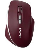 Canyon MW-21, 2.4 GHz Wireless mouse ,with 7 buttons, DPI 80012001600, Battery: AAA*2pcs,Burgundy Red,72*117*41mm, 0.075kg ( CNS-CMSW21BR ) | ePonuda.com