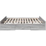 vidaXL Okvir za krevet s ladicama boja hrasta 180x200 cm | shoptok.hr
