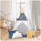Nukido Teepee šator za djecu s svjetlima - tamnoplavi | shoptok.hr