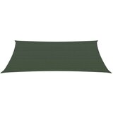 vidaXL Senčno jadro 160 g/m² temno zeleno 2x4 m HDPE, (20609380) | Shoptok.si