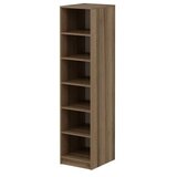 Hanah home Ormar Minar Kale-8701, 45x190x52 cm, Bijelo-smeđa | Eponuda.ba