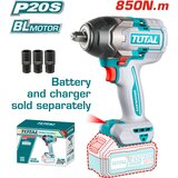 Total akumulatorski udarni odvijač 850Nm/1/2"/ INDUSTRIAL (Bez baterije) (TIWLI20851) | shoptok.hr