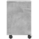 Stalak za pisač s kotačima betonska siva 41 x 32 x 48 cm | shoptok.hr