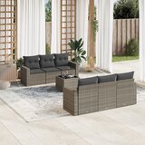  7-dijelni set vrtnih sofa sivi od poliratana | shoptok.hr