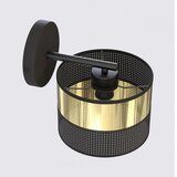  Zidna lampa LUX 1xE27/15W/230V crna/zlatna | Eponuda.com