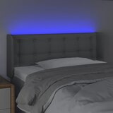  LED uzglavlje svjetlosivo 103x16x78/88 cm od tkanine | shoptok.hr