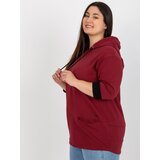RELEVANCE Tunic-RV-TU-8241.54P-burgundy | Shoptok.si
