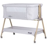 Chipolino krevetić s kotačima Sweet Dreams grey stars / wood | shoptok.hr