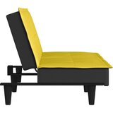  Kauč na razvlačenje od tkanine svjetložuti Žuta | Shoptok.si