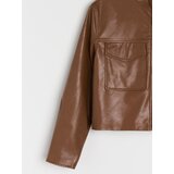 Sinsay Kratka jakna od umjetne kože | shoptok.hr